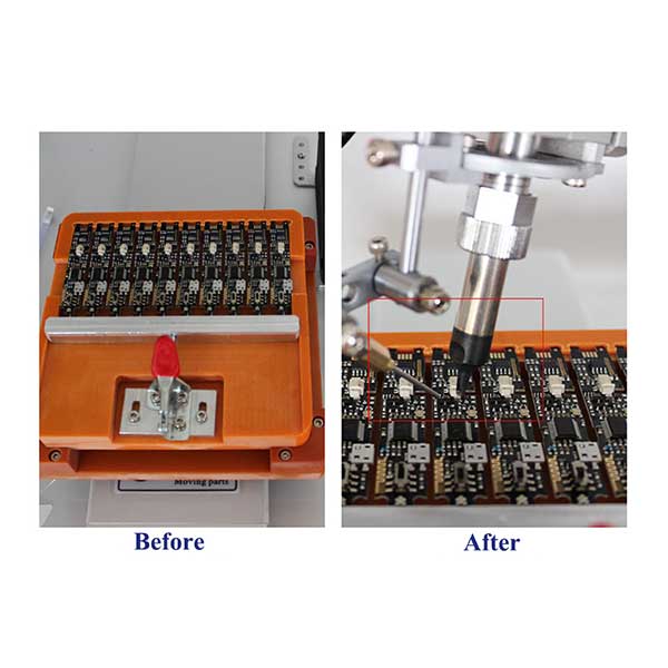 Double Head Double Platform Desktop Soldering Machine